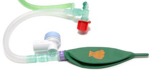 INTERSURGICAL INFANT T-PIECE BREATHING SYSTEM WITH 0.5L CLOSED TAIL BAG, 1.8M